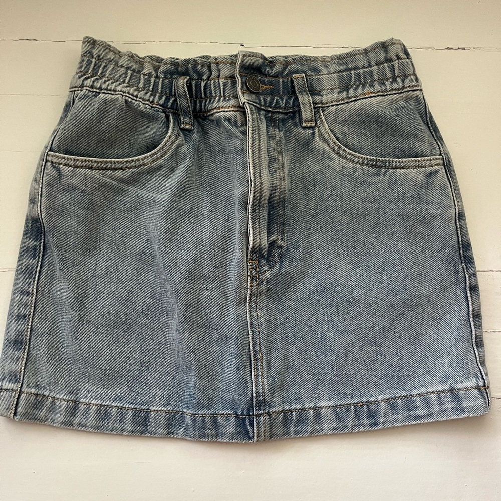 Saltwater Luxe Denim Mini Skirt